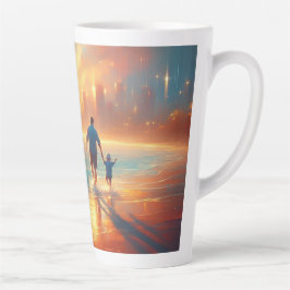 Latte Ao Seu Lado Sempre - Caneca de Café Sentimental