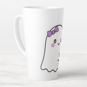 Latte Bonita Caneca Fantasma - Adorável Taça de Café Hal