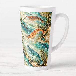Latte Caneca Alta de Café com Arte Deslumbrante de Camar