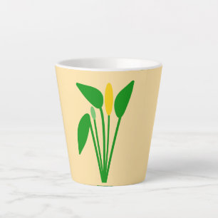 Latte Caneca de Café Araceae