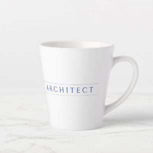 Latte Caneca de Café ARCHITECT / Azul Marinho