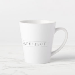Latte Caneca de Café ARCHITECT / Cinza