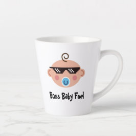 Latte Caneca de Café Bebê Chefe da Vida de Bandido