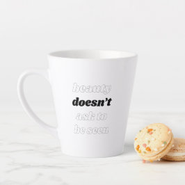 Latte Caneca de Café Beleza Não Pergunta