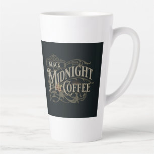 Latte Caneca de café Black Midnight