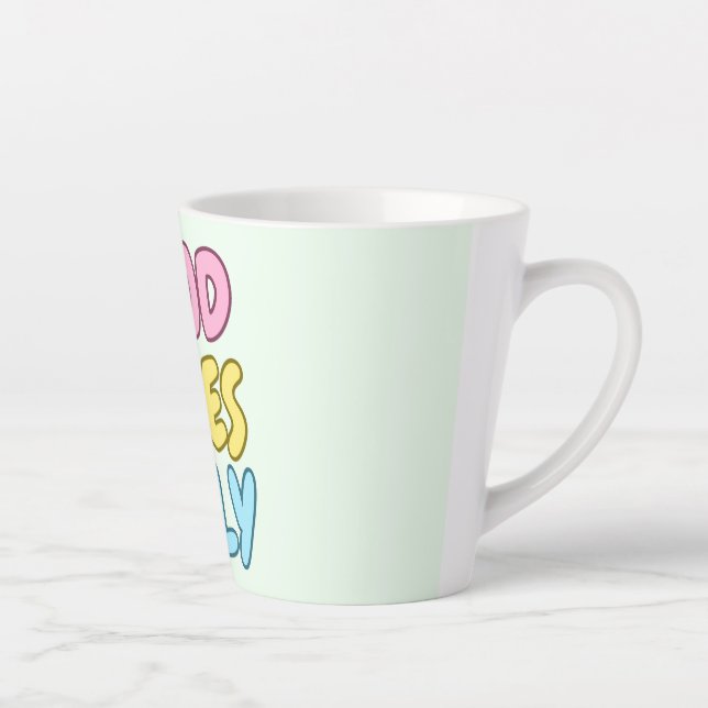 Latte Caneca de Café com Boa Vibração (Direita)