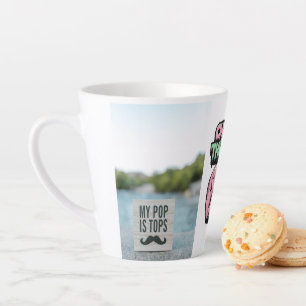 Latte Caneca de Café com Gelado e Emoções Fortes do Meu