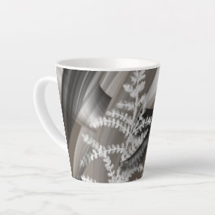 Latte Caneca de Café com Leite Abstrato Casa Sussurro Su
