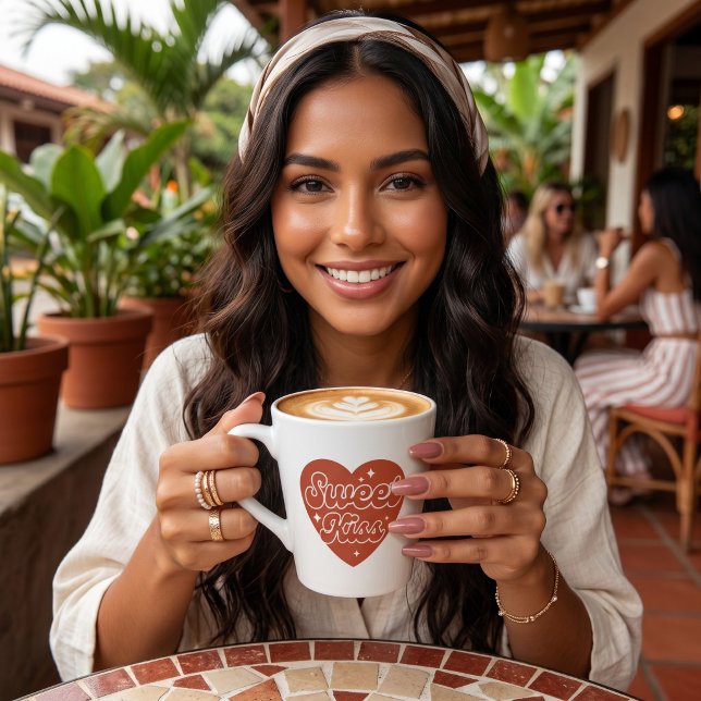 Latte Caneca de Café com Leite Beijo Doce (Criador carregado)