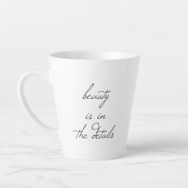 Latte Caneca de Café com Leite da Beleza