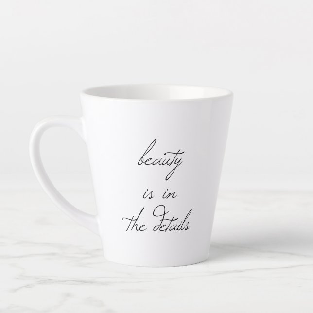 Latte Caneca de Café com Leite da Beleza (Esquerda)