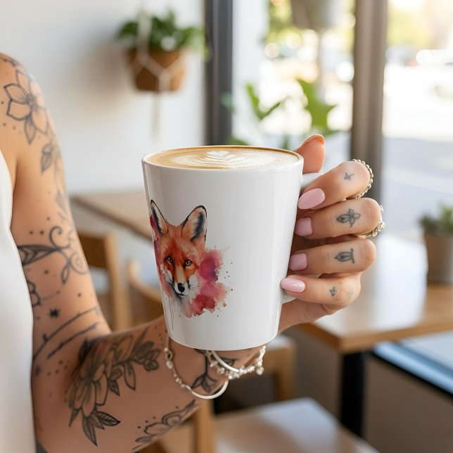 Latte Caneca de Café com Leite da Raposa (Criador carregado)