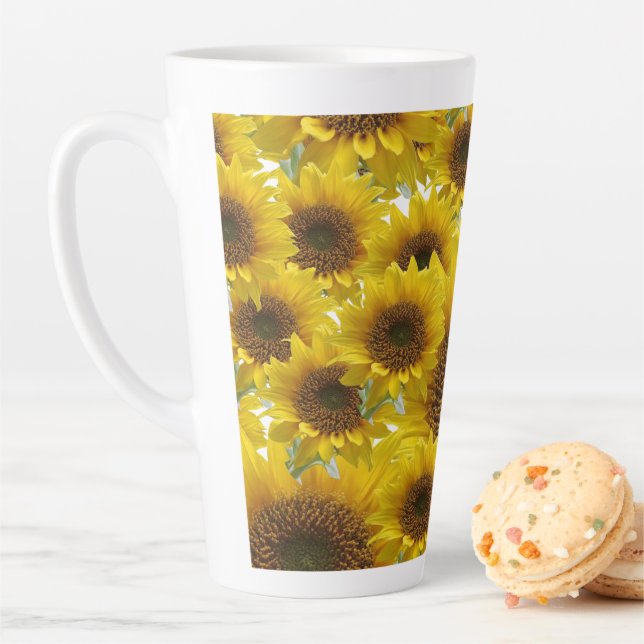 Latte Caneca de Café com Leite de Girassol (In Situ)