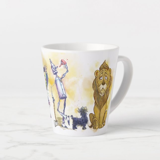 LATTE CANECA DE CAFÉ COM LEITE DO MÁGICO DE OZ (Ângulo direito)