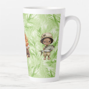 Latte Caneca de Café com Leite Grande Loaves and Fishes 