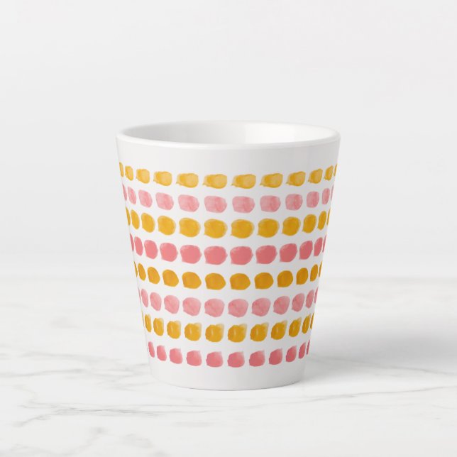 Latte Caneca de Café com Leite Pastel Multicolor – Vibra (Frente)
