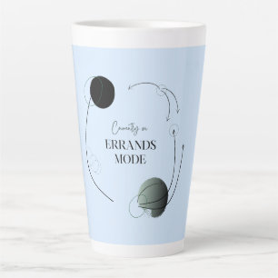 Latte Caneca de Café com Leite Powder Blue Family Errand