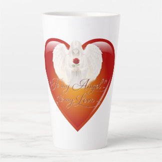 Latte Caneca de Café com Leite SilverHeart Fé Angelical