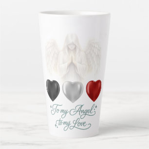 Latte Caneca de Café com Leite SilverHeart Fé Angelical