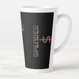 Latte Caneca de Café com Leite SPENDER Tendência Abstrat