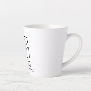 Latte Caneca de Café com Logotipo Personalizado para Mar