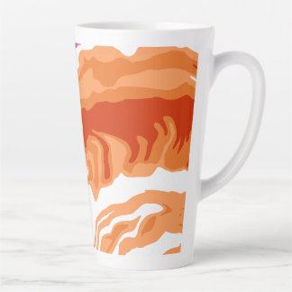 Latte Caneca de Café com Tinta Derramada Orgulho Lésbico