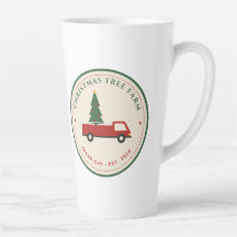 Caneca de Café da Manhã Fazenda de Árvores de Nata