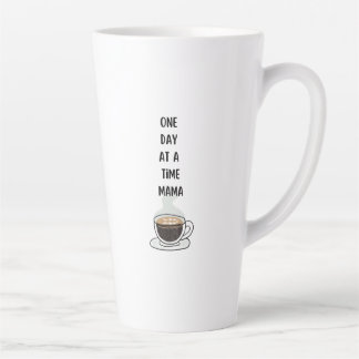 Latte Caneca de Café da Manhã Motivacional Diária