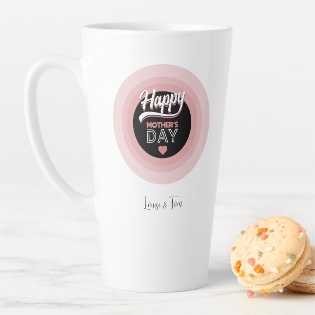 Latte Caneca de café de dia de as mães feliz (In Situ)