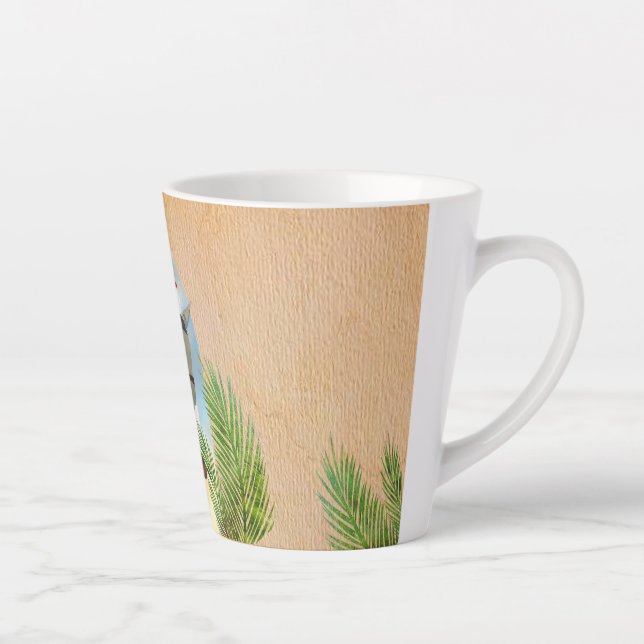 Latte Caneca de Café de Domingo de Ramos (Direita)