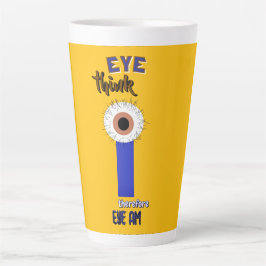 Latte Caneca de Café Descartes Olhos
