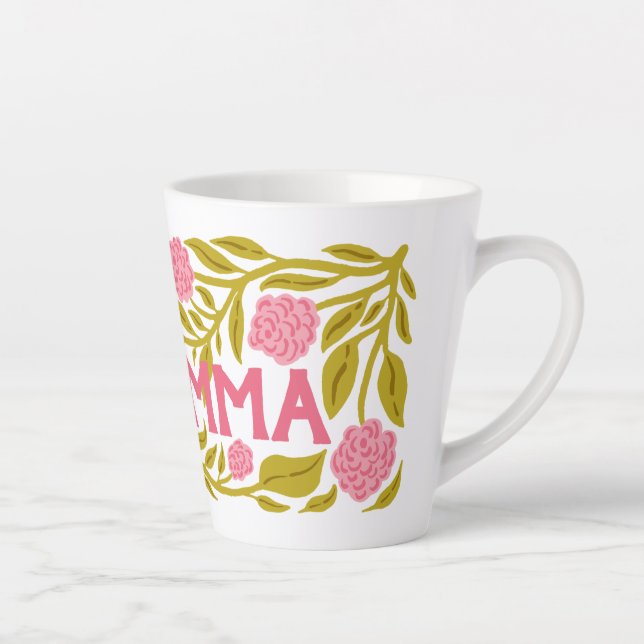 Latte Caneca de Café do Dia das Mães Hot Momma (Direita)