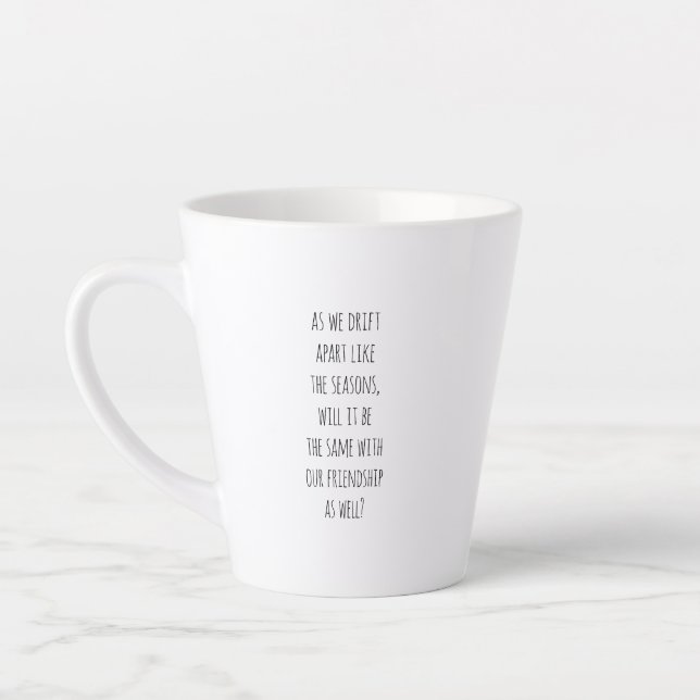 Latte Caneca de Café Drift Apart (Esquerda)