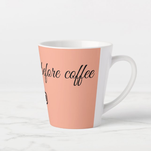 Latte Caneca de café engraçada ☕ (Direita)