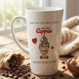 Latte Caneca de Café Engraçada – Gnome do Café para Namo