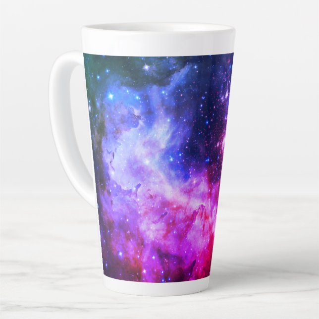 Latte Caneca de café espacial (Ângulo esquerdo)