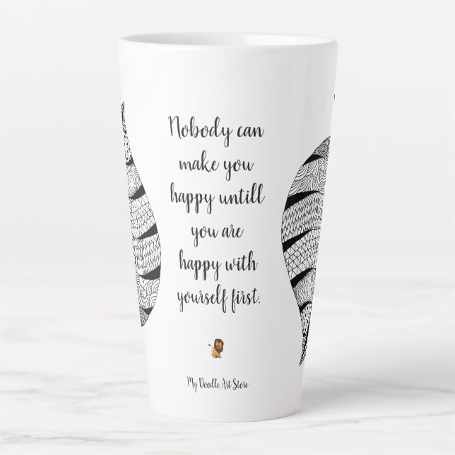 Latte Caneca de café especial (Frente)