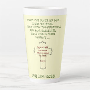 Latte Caneca de Café Espiritual Inspirações