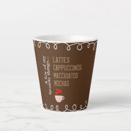 Latte Caneca de Café Favorita