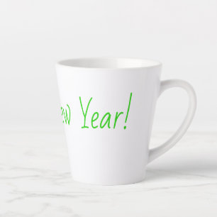 Latte Caneca de Café Feliz Ano Novo