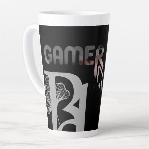 Latte Caneca de Café GAMER Tendência Abstrata Decoração
