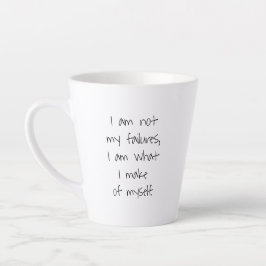 Latte Caneca de Café Não Meus Fracassos