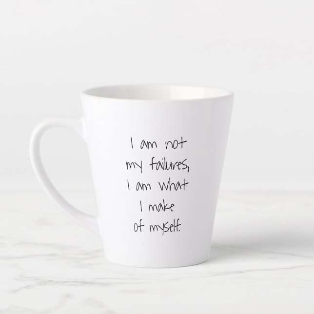 Latte Caneca de Café Não Meus Fracassos (Esquerda)
