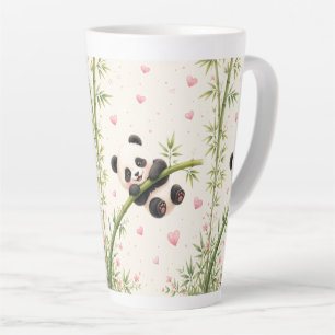 Latte Caneca de Café Panda Fofa