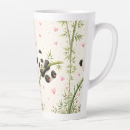 Latte Caneca de Café Panda Fofa