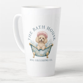 Latte Caneca de Café para Tosador de Cachorro Poodle Min