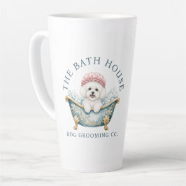 Latte Caneca de Café para Tosador de Cães Bichon Frise A