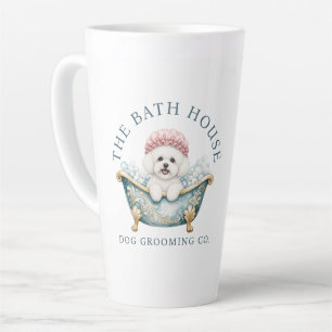 Latte Caneca de Café para Tosador de Cães Bichon Frise A