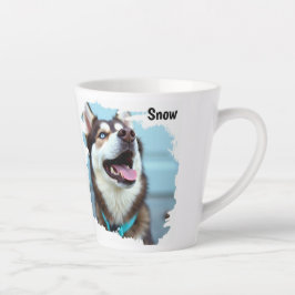 Latte Caneca de Café Personalizada com Foto de Cachorro 