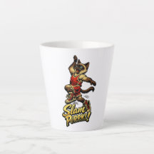 Caneca de Café Personalizada de Basquete de Gato S
